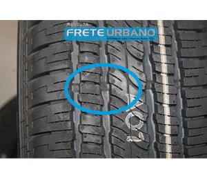 No detalhe, o TWI indica o desgaste do composto e