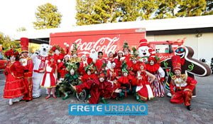 Caravana de Natal da Coca-Cola estará em São Paulo no domingo