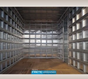 Interior VUC de um baú carga seca