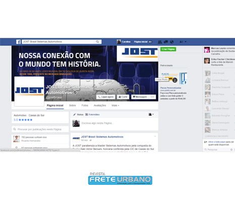 JOST Brasil inaugura fanpage no Facebook