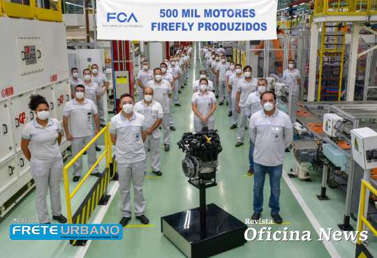 Motor Firefly da FCA alcança as 500 mil unidades produzidas no Brasil