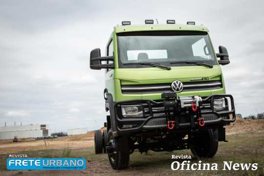 VW Delivery com tração 4x4 pronta para todos os terrenos