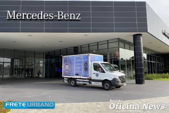 Ciclo urbano traz Mercedes-Benz Sprinter: tecnologia em prol do transporte.