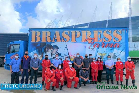 Ação solidária Braspress transporta 74 toneladas de doações