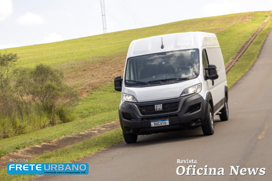 Novo Fiat Ducato oferece com três furgões de carga