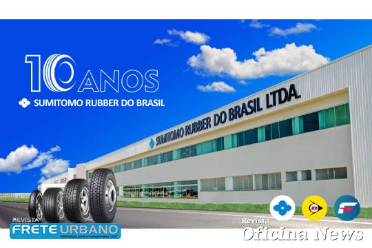 Dunlop comemora uma década da fábrica de pneus no Brasil