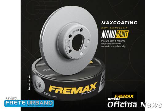 Fremax começa produção de disco de freio com nanotecnologia