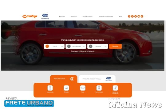 Marelli Cofap Aftermarket tem site renovado com novas funções