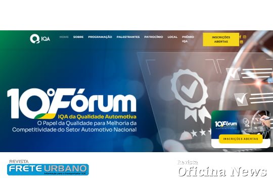 Fórum IQA da Qualidade Automotiva abre as inscrições