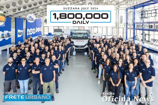 Iveco comemora produção do Daily de número 1,8 milhão