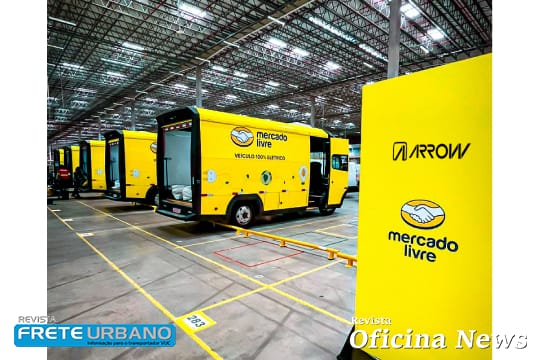 Mercado Livre passa a utilizar vans elétricas da Arrow Mobilitiy