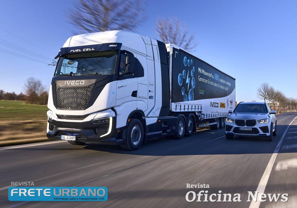 Iveco fornece caminhões S-eWay e Fuel-Cell para a BMW para projeto