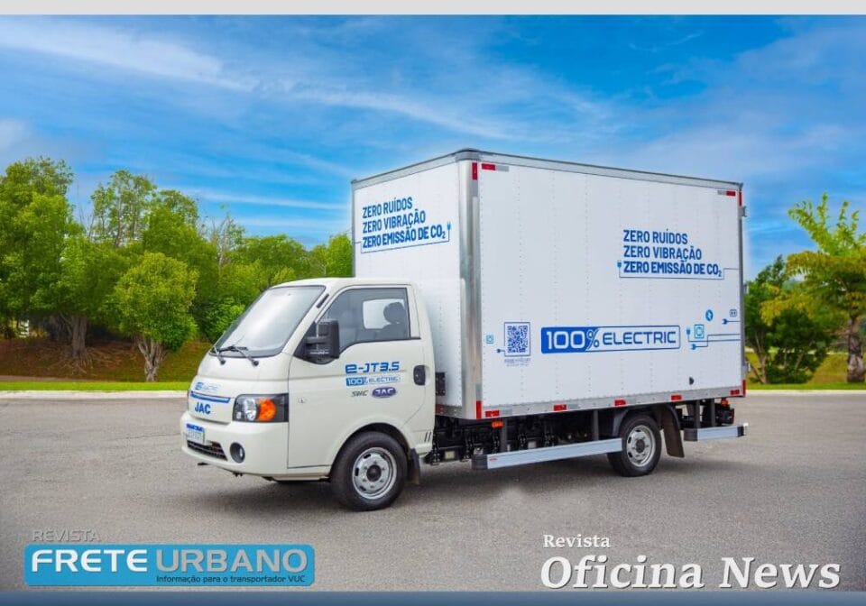 JAC E-J T3,5 chega como novo VUC elétrico para distribuição urbana