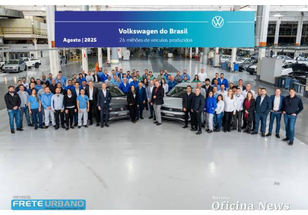 Volkswagen alcança 26 milhões de veículos produzidos no Brasil