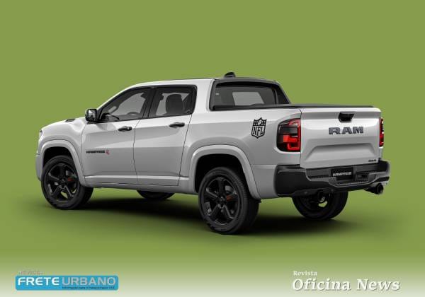 Ram lança Rampage R/T NFL Edition limitada a 300 unidades