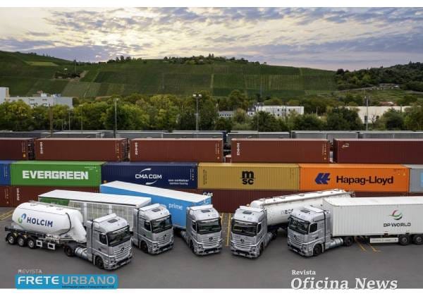 Caminhões a hidrogênio da Daimler Truck completam 225 mil km em testes