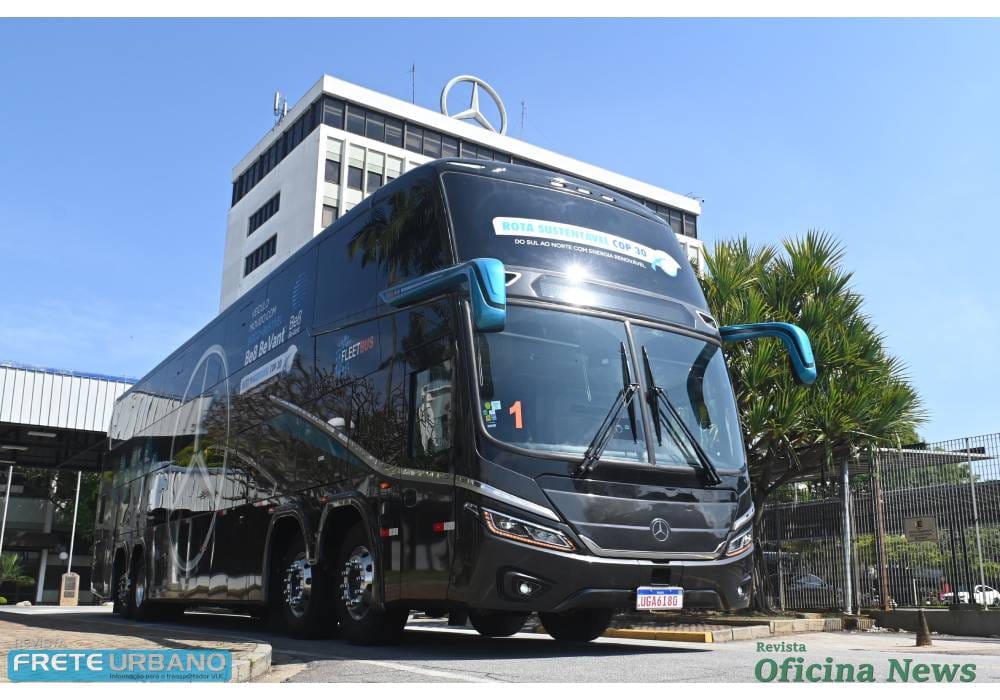 Mercedes-Benz testa biocombustível 100% em motores Euro 6