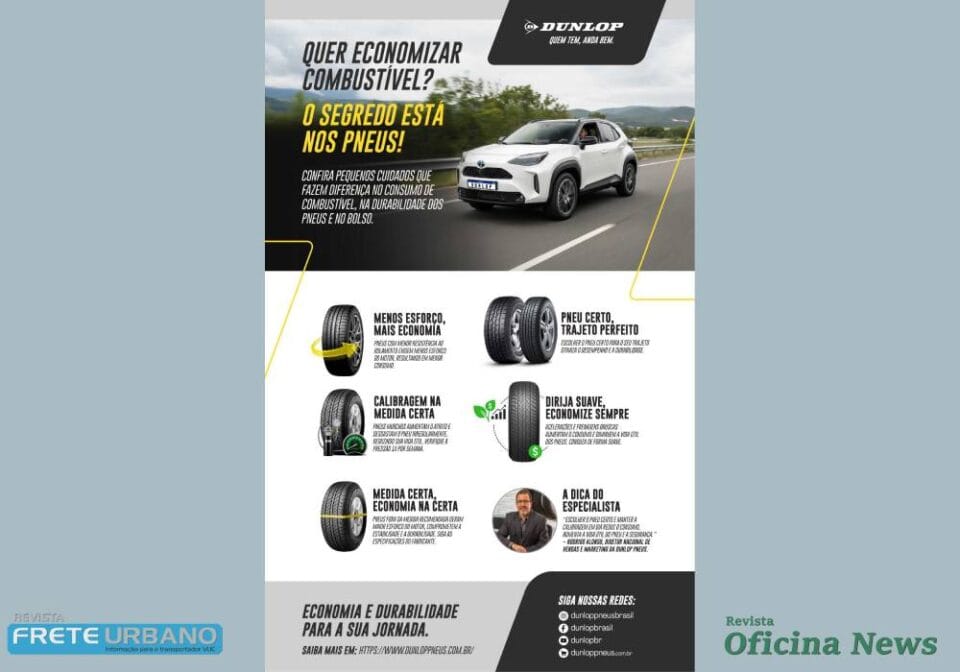 Pneus influenciam consumo e ajudam a reduzir gastos
